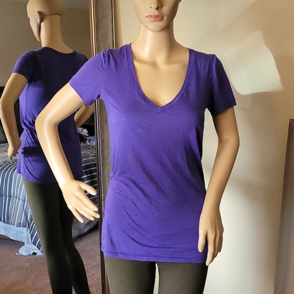 Victoria secret purple t shirt